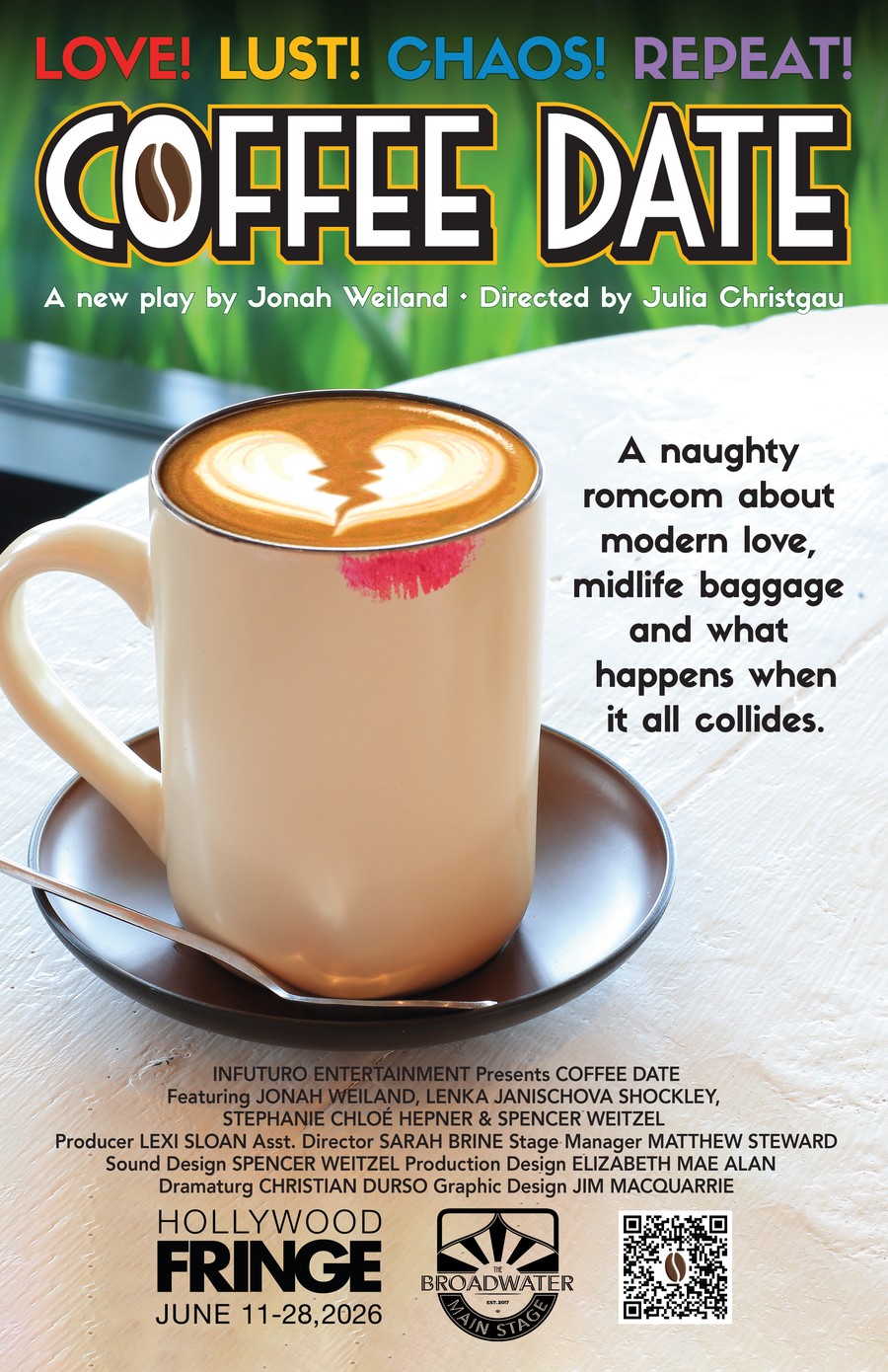 Coffee Date poster — Love! Lust! Chaos! Repeat!